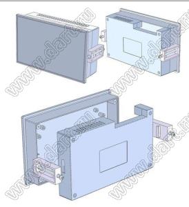 Case 1610B корпус цифрового панельного прибора 164x102x50 мм