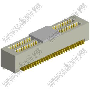 2065S-20G-390 гнездо межплатное SMD, шаг 0,65мм, h=3,9мм; 20конт.