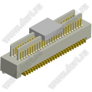 2065P-20G-550 вилка межплатная SMD, шаг 0,65мм, h=5,5мм; 20конт.