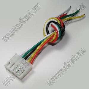 18AWG-2220H-05 (PHU-5, A3961-05Y)-wires-color 185+5mm сборка кабельная длиной 185 мм с 5-конт. разъемом 3,96 мм