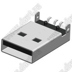 5075ARP-04-SM1 вилка USB2.0 на плату SMD тип A