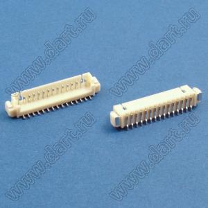 A1251-SMT-15A (PicoBlade™ MOLEX 53398-1571) вилка однорядная прямая SMD; шаг 1,25мм; 15-конт.