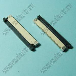 1226-45-03 розетка SMD для плоского шлейфа (FPC); шаг 0,5мм; 45-конт.; контакты сверху