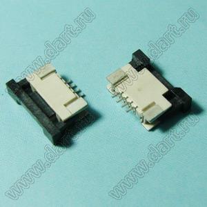 1223-04-02 (AF2K04B*S0T10_Q0Q1) розетка SMD для плоского шлейфа (FPC); шаг 1,0мм; 4-конт.; контакты снизу