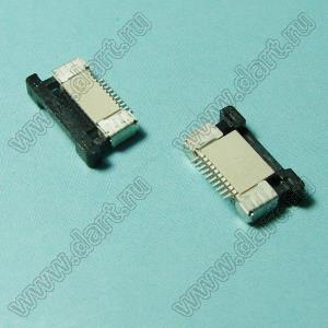 1226-11-02 розетка SMD для плоского шлейфа (FPC); шаг 0,5мм; 11-конт.; контакты снизу
