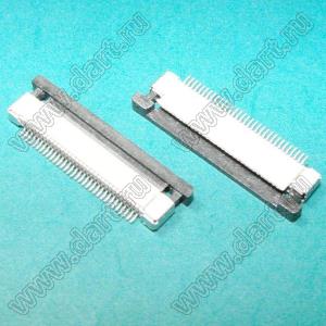 1226-34-02 розетка SMD для плоского шлейфа (FPC); шаг 0,5мм; 34-конт.; контакты снизу