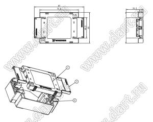 Case 20-80 коробка электрическая соединительная 97x60x33 мм