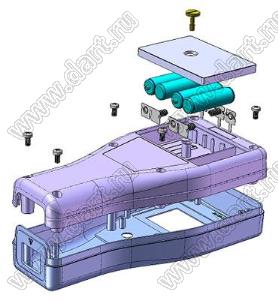 Case 21-131C корпус переносной 220x105x52 мм