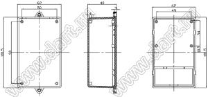 Case 19-26 корпус настенный 101.5x62x40 мм