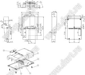 Case 19-65 корпус настенный 167x126x37 мм