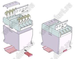 Case 23-101 корпус на DIN-рейку 75x54.5x71 мм