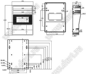 Case 18-2 корпус настольный 239x170x66 мм