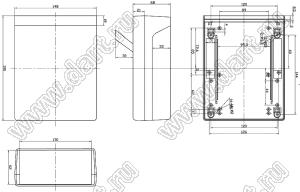 Case 15-18 бокс пластиковый 190x148x68 мм