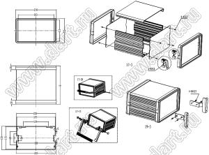 Case 19-3 корпус настенный 210x125x80/100/120 мм