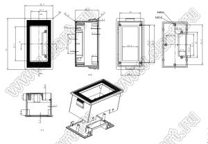 Case 27-28 корпус дисплея 79x43x36.3 мм