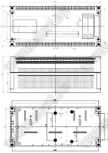 Case 22-20 промышленный управляющий корпус (комплект с двумя клеммными колодками) 250x110x100 мм