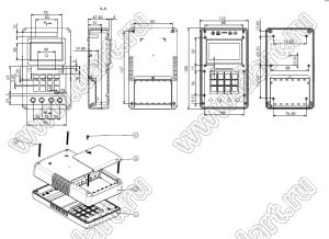 Case 21-88A корпус переносной 188x112x53 мм