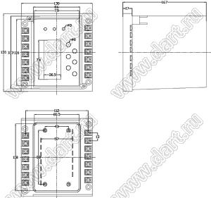 Case 23-28 корпус на DIN-рейку 130x130x167 мм