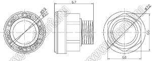 Case 28-28 корпус нестандартный D72x67 мм