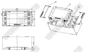 Case 20-81 коробка электрическая соединительная 126x64x56 мм