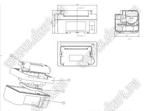 Case 21-130 корпус переносной 100x62x58 мм