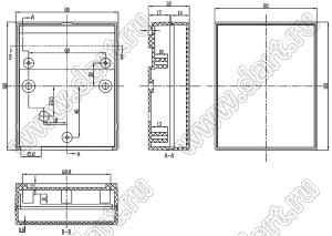 Case 19-7 корпус настенный 80x100x32 мм