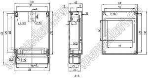 Case 19-11 корпус настенный 165x110x42 мм