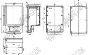 Case 19-14 корпус настенный 128x82x63.5 мм