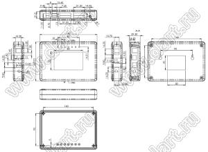 Case 20-99A коробка электрическая соединительная 160x110x30 мм