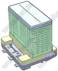 Case 22-90A промышленный управляющий корпус (комплект с двумя клеммными колодками) 142x117x137 мм