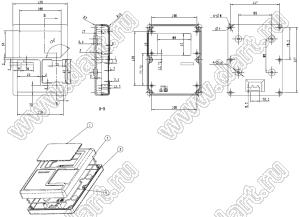 Case 19-58A корпус настенный 170x130x35 мм