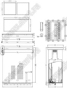 Case 30-7Z корпус сигнализатора 48x96x117 мм