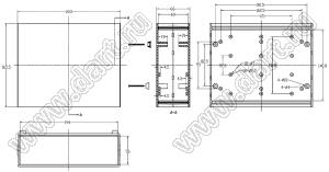 Case 15-9 бокс пластиковый 203x165.5x66 мм