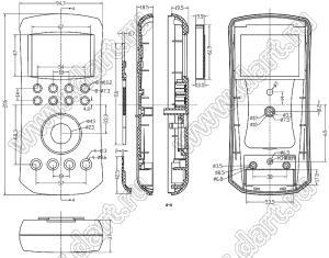 Case 21-75 корпус переносной 94.7x206x37 мм