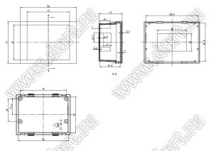 Case 27-46 корпус дисплея 96x72x40 мм