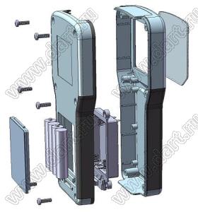 Case 21-148 корпус переносной 165x81x31 мм; пластик ABS