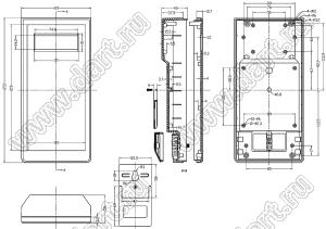 Case 21-84D корпус переносной 121x252x50 мм