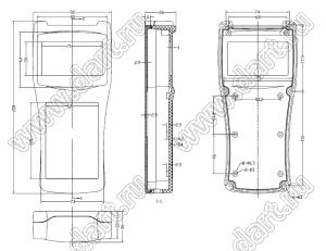 Case 21-98 корпус переносной 201x92x36 мм