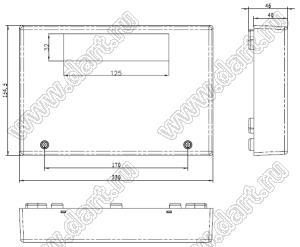 Case 19-57 корпус настенный 230x155x46 мм