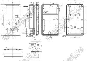 Case 21-21D корпус переносной 180x100x40.5 мм