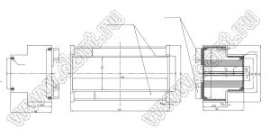 Case 23-11A корпус на DIN-рейку 151x87x63 мм