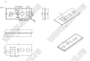 Case 28-155 корпус нестандартный 56x23x3 мм