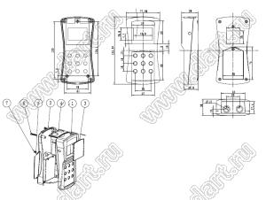 Case 21-136A корпус переносной 156x77x38 мм