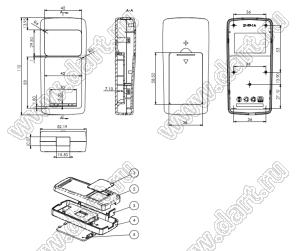 Case 21-99A корпус переносной 110x51x23 мм