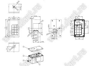 Case 20-97 коробка электрическая соединительная 112x67x58 мм