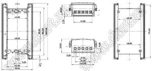 Case 18-44 корпус настольный 123x68x30 мм