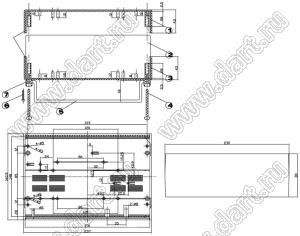 Case 15-28 бокс пластиковый 237x160.5x86 мм