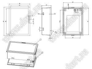 Case 27-39 корпус дисплея 96x69x32 мм