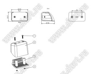 Case 21-126 корпус переносной 60x33x47 мм