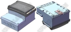 Case 11-103T корпус пластиковый влагозащищенный 218x184x126 мм с прозрачной крышкой